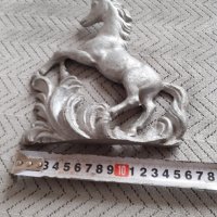 Стара алуминиева отливка Кон,Конче, снимка 2 - Други ценни предмети - 31182475