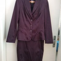 Дамски костюм от две части Рени, размер XL, сукман и сако , снимка 1 - Костюми - 38333320