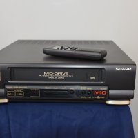VHS видео Sharp VC-M10 с дистанционно. Перфектно. Профилактирано, като НОВО., снимка 4 - Плейъри, домашно кино, прожектори - 40269294