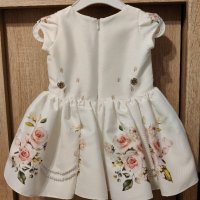 Бебешка рокля с флорален принт - JUNONA, снимка 5 - Бебешки рокли - 40419887