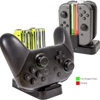 Най-добрата зарядна станция за Nintendo Switch и OLED, снимка 6 - Други игри и конзоли - 42418172