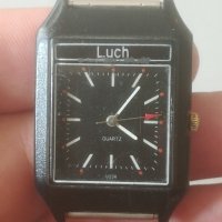 Часовник Luch. Quartz. USSR. Vintage watch. Ретро модел. Рядък , снимка 7 - Мъжки - 42716641