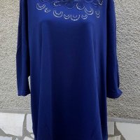 8XL Нова блуза M. Collection в синьо, снимка 1 - Туники - 37340486