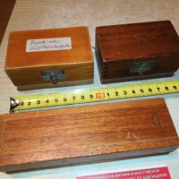 дървени кутиики 3бр от германия 1410211200, снимка 5 - Антикварни и старинни предмети - 34459810