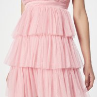 Официална светло розова рокля, Maya Deluxe, снимка 4 - Рокли - 44697213