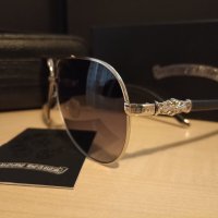 Мъжки оригинални слънчеви очила CHROME HEARTS , снимка 3 - Слънчеви и диоптрични очила - 40445055