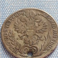 Сребърна монета 20 кройцера 1768г. Мария Терезия Виена Австрия 14942, снимка 9 - Нумизматика и бонистика - 42871693