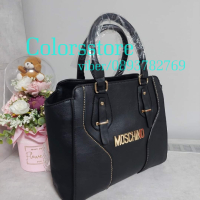 Черна чанта Moschino код SG207p, снимка 3 - Чанти - 43140034