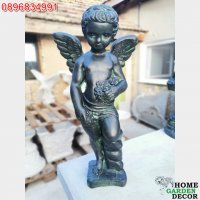 Градинска статуя фигура ангел от бетон, снимка 1 - Градински мебели, декорация  - 39515420