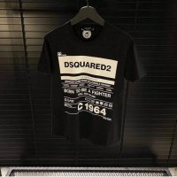 Мъжка тениска Dsquared2 черна, снимка 1 - Тениски - 29696028