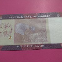 Банкнота Либерия-16040, снимка 4 - Нумизматика и бонистика - 30525166
