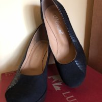 продавам изгодно нови кожени дамски обувки, снимка 1 - Дамски обувки на ток - 42592003
