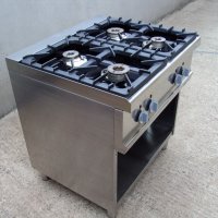 Професионален, немски, газов котлон на база , четири горелки, снимка 2 - Обзавеждане на кухня - 40226041