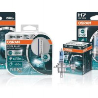 Комплект халогенни крушки Osram Cool Blue Intense NEXT GENERATION H1, 2бр, снимка 5 - Аксесоари и консумативи - 35020391