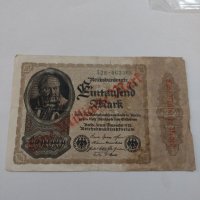 Райх банкнота - Германия - 1000 марки / 1922 година - 17943, снимка 1 - Нумизматика и бонистика - 31032003