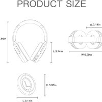 iKF King Pro хибридни безжични Bluetooth V5.3 слушалки с ANC, 125 часа, снимка 9 - Bluetooth слушалки - 44384412