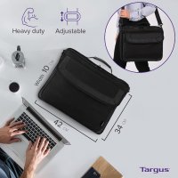 Чанта за лаптоп Targus TAR300, 15.6", Черна , снимка 7 - Лаптоп аксесоари - 38049294