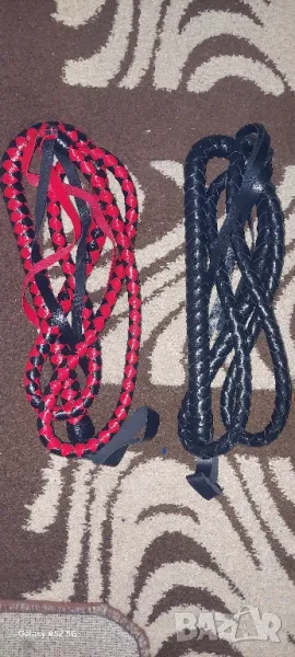 Кожен камшик 1,84 м дължина,нов, снимка 1