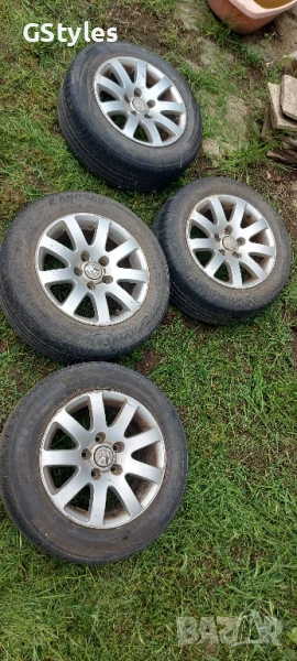 джанти с гуми 15, 5х112, 7j et 37 vw, audi , снимка 1