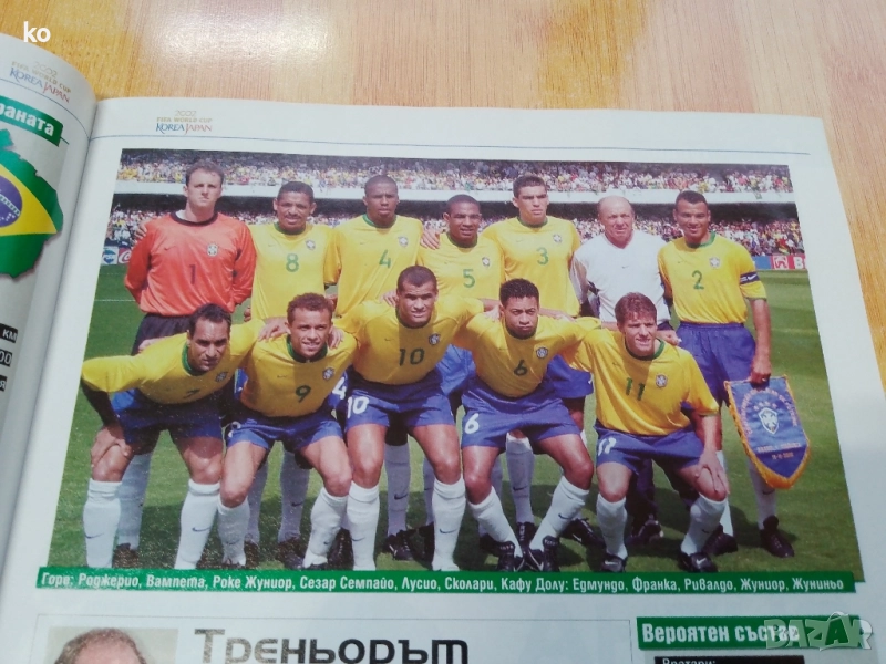 Футболно списание-световно първенство 2002г., снимка 1