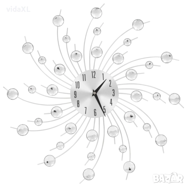 vidaXL Стенен часовник с кварцов механизъм(SKU:50643), снимка 1