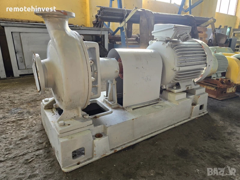 Неръждаема Центробежна помпа тип АХ125 -100 - 400К-СД-У2 / 55 квт., снимка 1