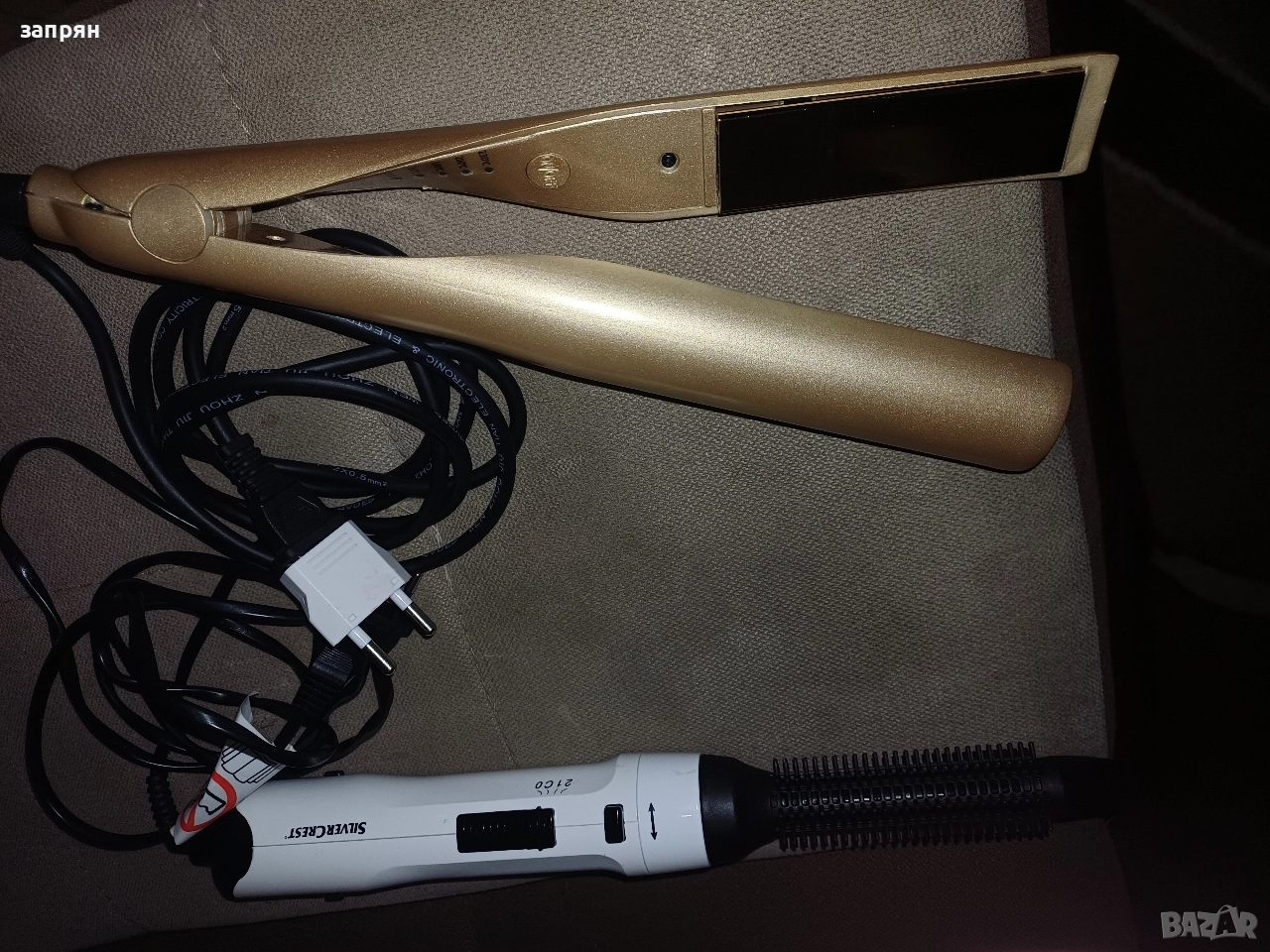 маша и преса+сешоар за къдрици, снимка 1