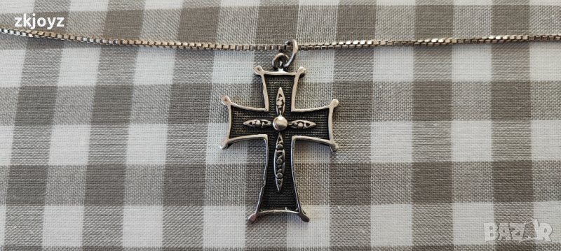 СРЕБЪРЕН КРЪСТ 3.66 ГРАМА / ПРОБА 925, снимка 1