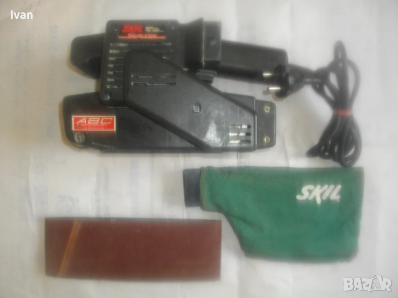 НИДЕРЛАНДСКИ ОРИГИНАЛЕН ЛЕНТОВ ШЛАЙФ 560W 2,6A SKIL 1100H1 ПРОФЕСИОНАЛЕН, снимка 1