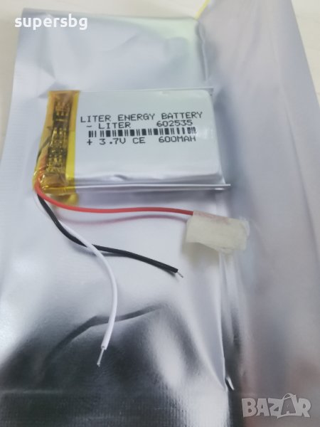 Нова Батерия 3.7V 600mAh LiPo 3 кабела, снимка 1