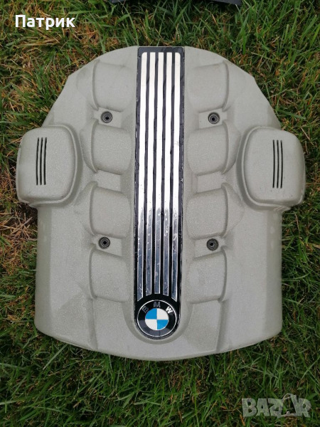 Капак двигател BMW N62 декоративен капак БМВ 545i 735i 745i 645i  Кора двигател V8, снимка 1