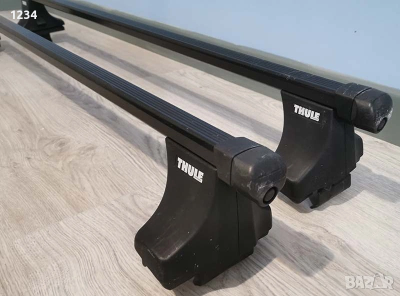 Багажник напречни греди THULE рейки за TOYOTA Yaris, 1999-2005г, снимка 1