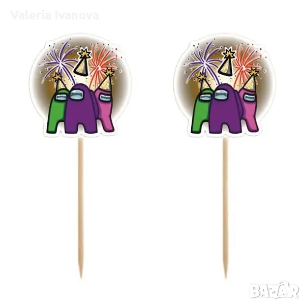 Комплект топери AMONG US, 8 броя Код: 10025-1, снимка 1