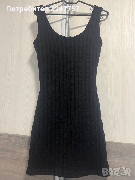 Черна къса рокля размер S, снимка 1