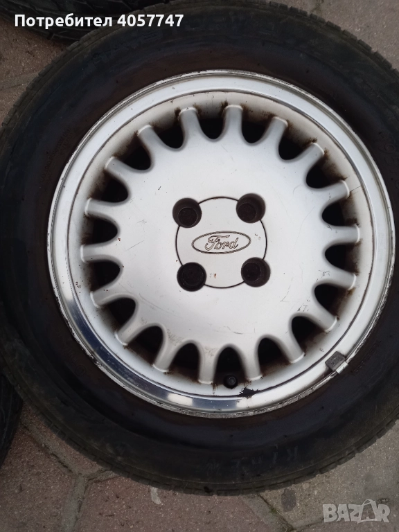 4 броя гуми с джанти за Форд , снимка 1