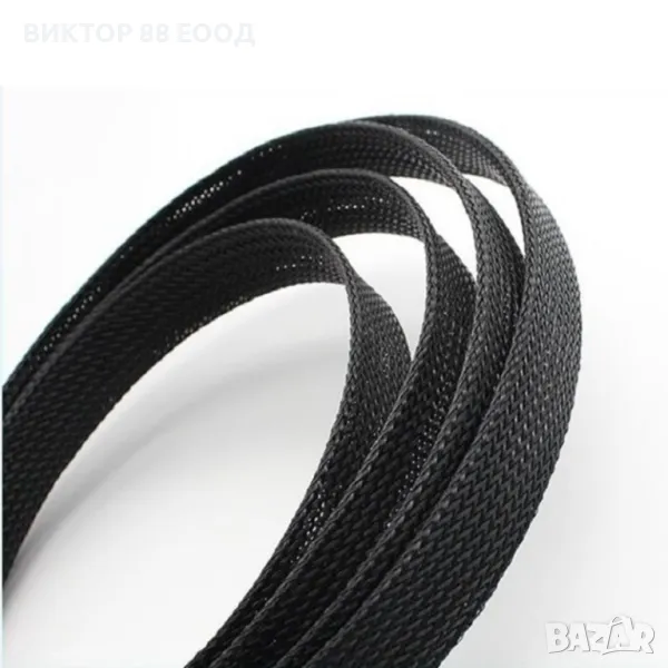 Кабелна оплетка 25мм черна, снимка 1