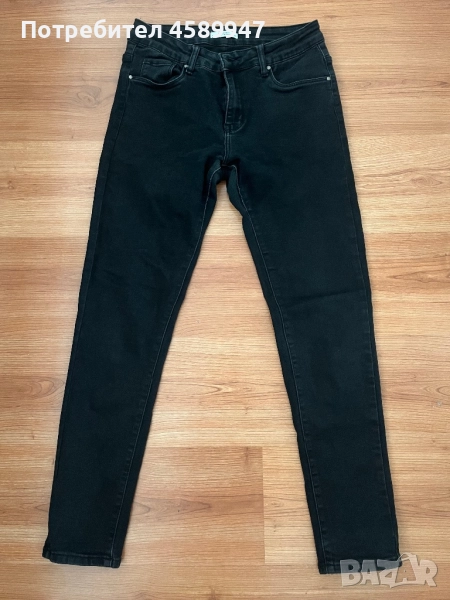 Черни дънки с ниска талия , снимка 1