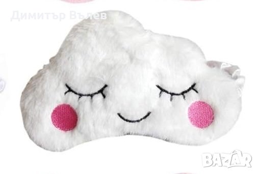 Детска маска за спане Gobesty 3551569 8865-15
 Плюшена, Дишаща, Многоцветена, 20 x 10 см, снимка 1