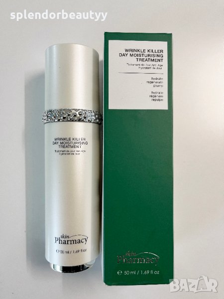 Козметика Skin Pharmacy Wrinkle Killer Day Moisturising Овлажняващ крем за лице притив бръчки, снимка 1