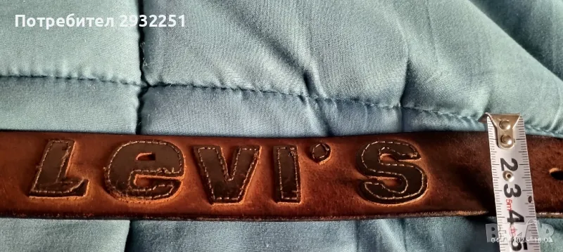 Оригинален колан LEVI'S естествена кожа ,LEVI'S, снимка 1