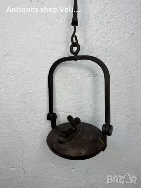 Стара маслена лампа №6893 , снимка 1