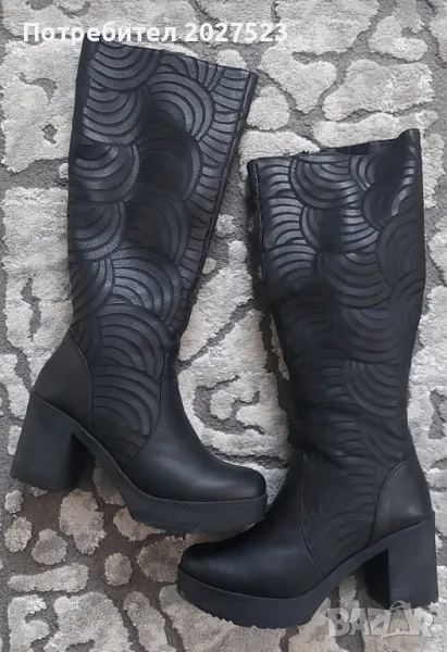 Ботуши естествена кожа 38 номер, снимка 1