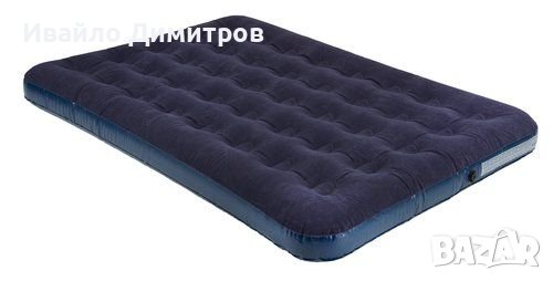 Надуваемо легло FLOCKED Ш137xД191xВ22, снимка 1