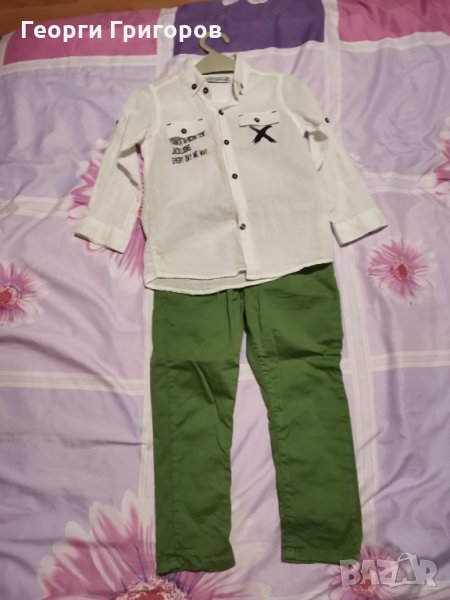 Риза и панталон за момче 98 размер , снимка 1