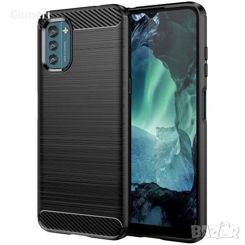 Nokia G11 - Противоударен Силиконов Гръб - Карбон, снимка 1
