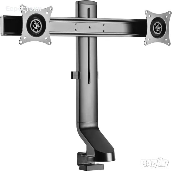 RICOO TS3811 Регулируема накланяща се стойка за маса с 2 екрана 17-27 инча (43-69 см) за компютър , снимка 1