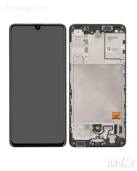 LCD Дисплей С РАМКА за Samsung SM-A415F / GH82-22860A / GH82-23019A/ Galaxy A41/ Черен / Оригинал Se, снимка 1