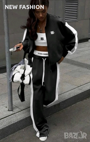 Дамски Ватиран Комплект 3Части -Лого Бродирано ✨ DOLCE GABANNA , снимка 1