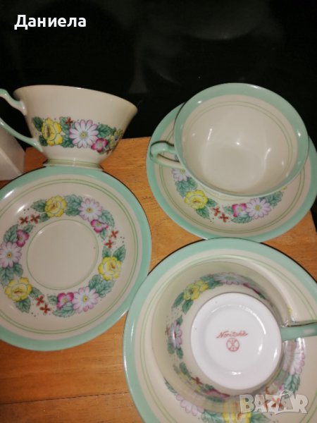 Чашки с чинийки с печат, снимка 1