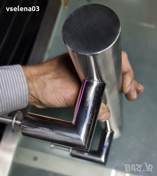 Иноксова дръжка  за врата,прозорец, снимка 1